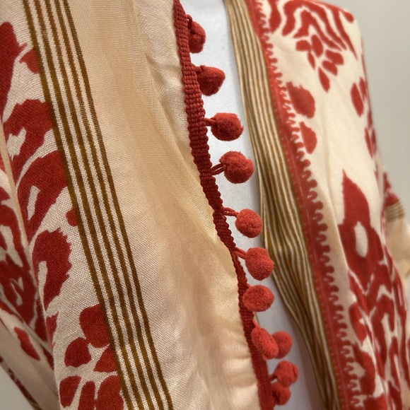 Vintage Rust and Cream Kimono - Picture 6 of 6